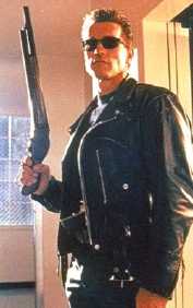 Arnie in The Terminator